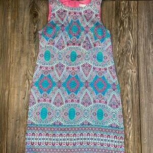 London Times Sleeveless Sheath Dress